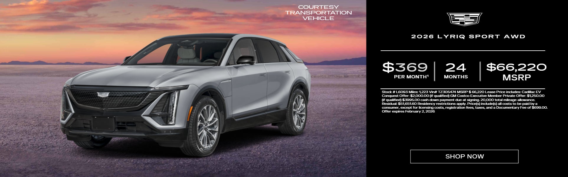 2026 Lyriq Stock# L6093