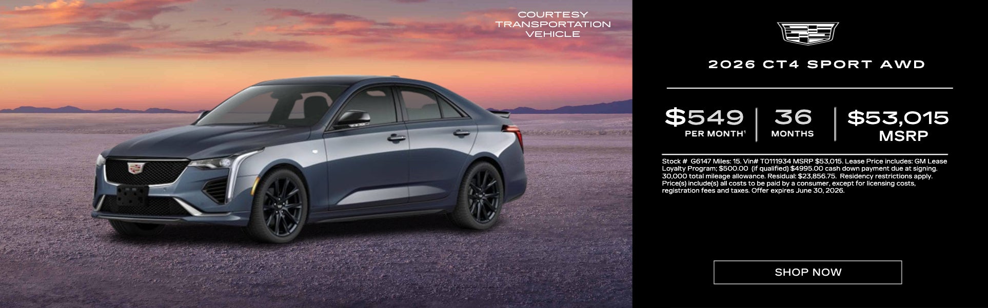 2026 CT4 Sport AWD